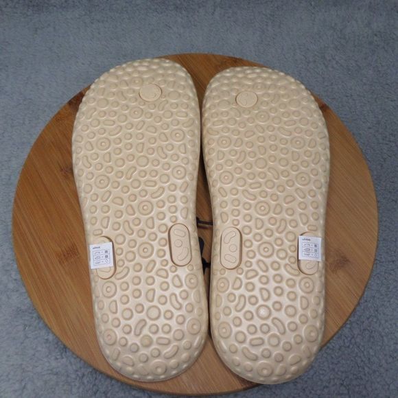 Allbirds Sugar Zeffer Lux Beige Flip Flops Tan Cream Comfort Sandal - Picture 5 of 11